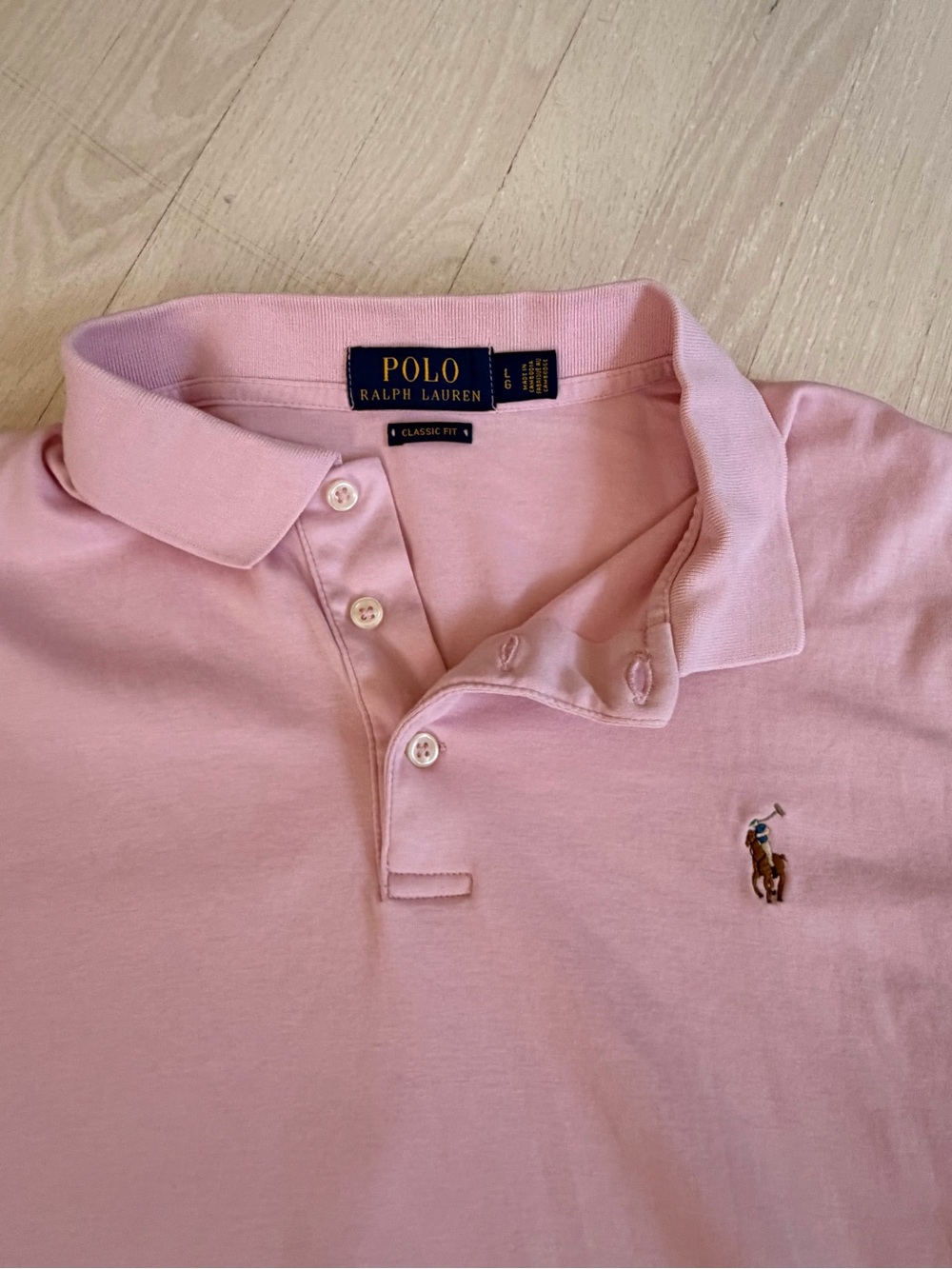 Polo by Ralph Lauren Light Pink Short-Sleeve Polo Shirt